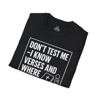 I Know Verses and Where You Park T-Shirt