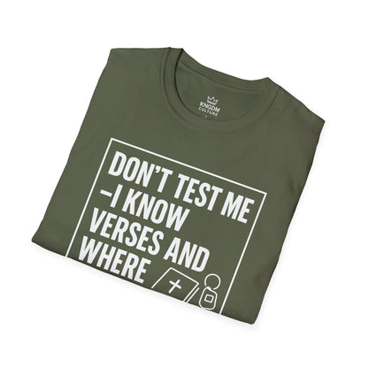 I Know Verses and Where You Park T-Shirt