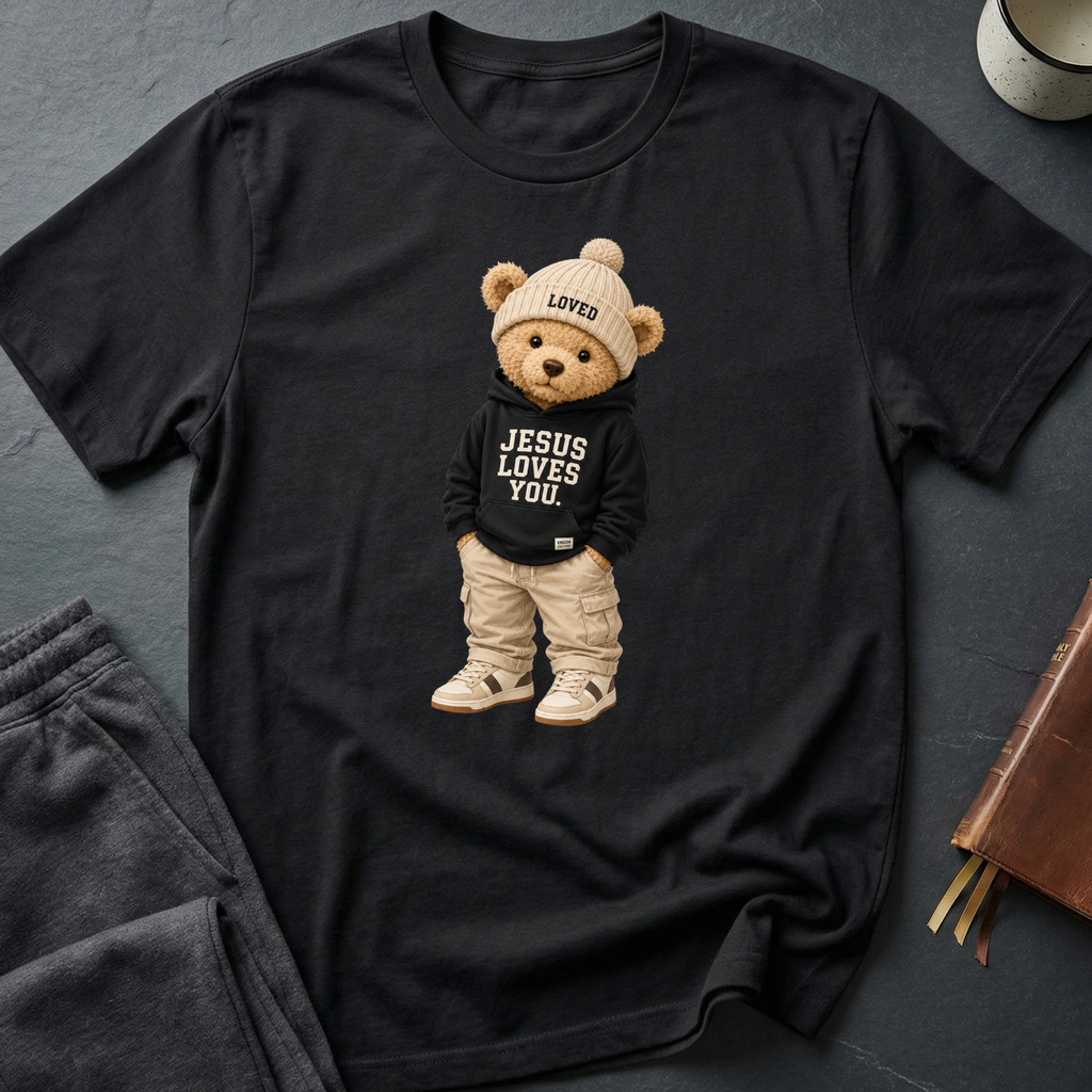 Jesus Loves You Bear T-Shirt