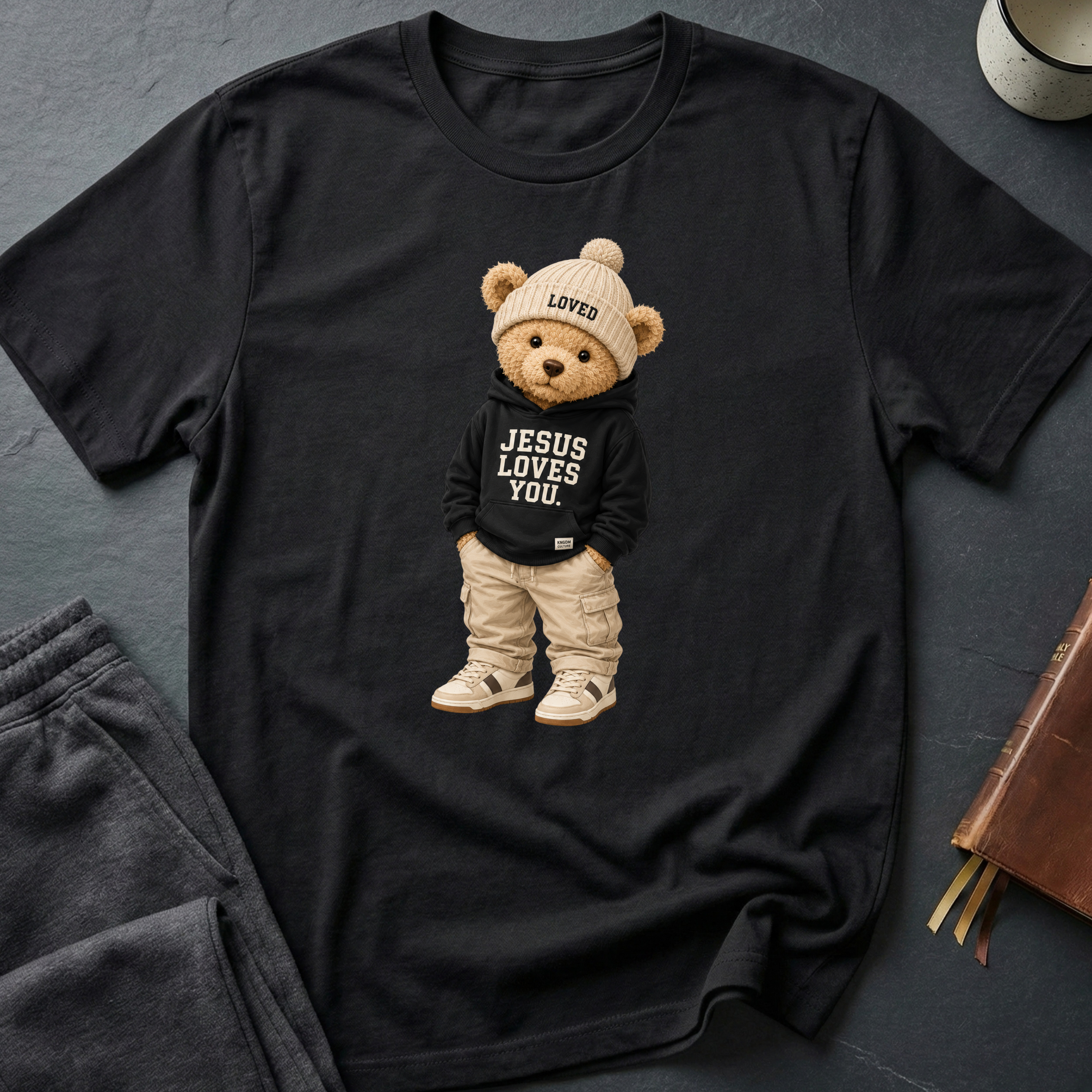 Jesus Loves You Bear T-Shirt